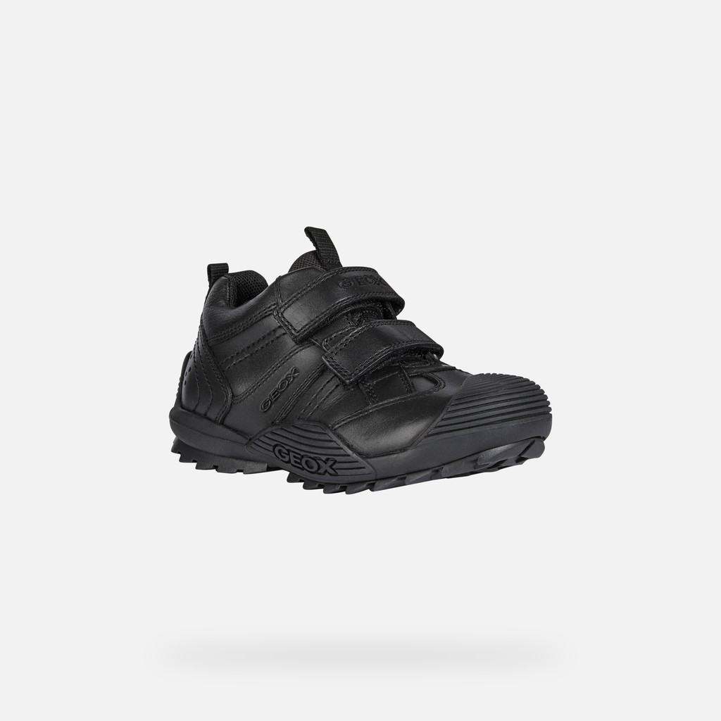 Geox savage niño J0424A00043C9999 Zapatos de piel Venta caliente