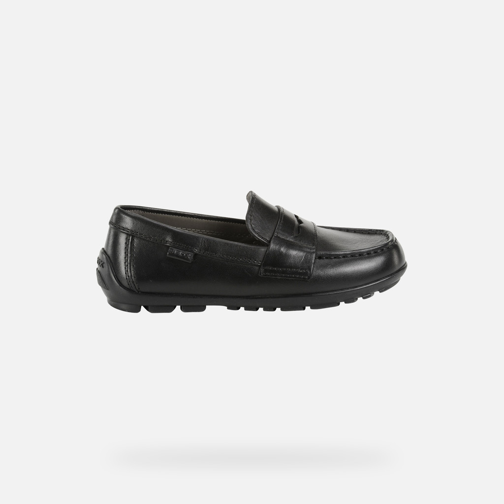 Geox new fast niño J746CA00043C9999 Mocasines de cuero Rebajas de fábrica