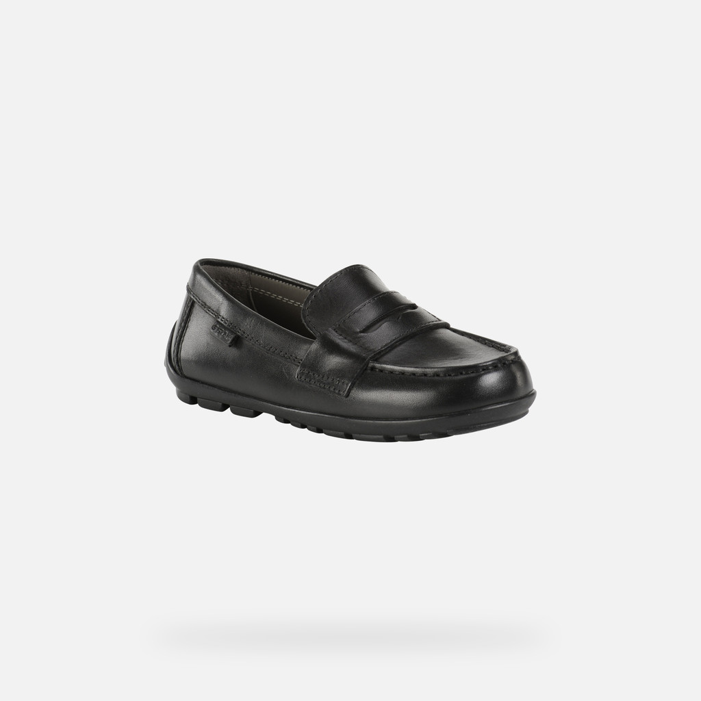 Geox new fast niño J746CA00043C9999 Mocasines de cuero Rebajas de fábrica