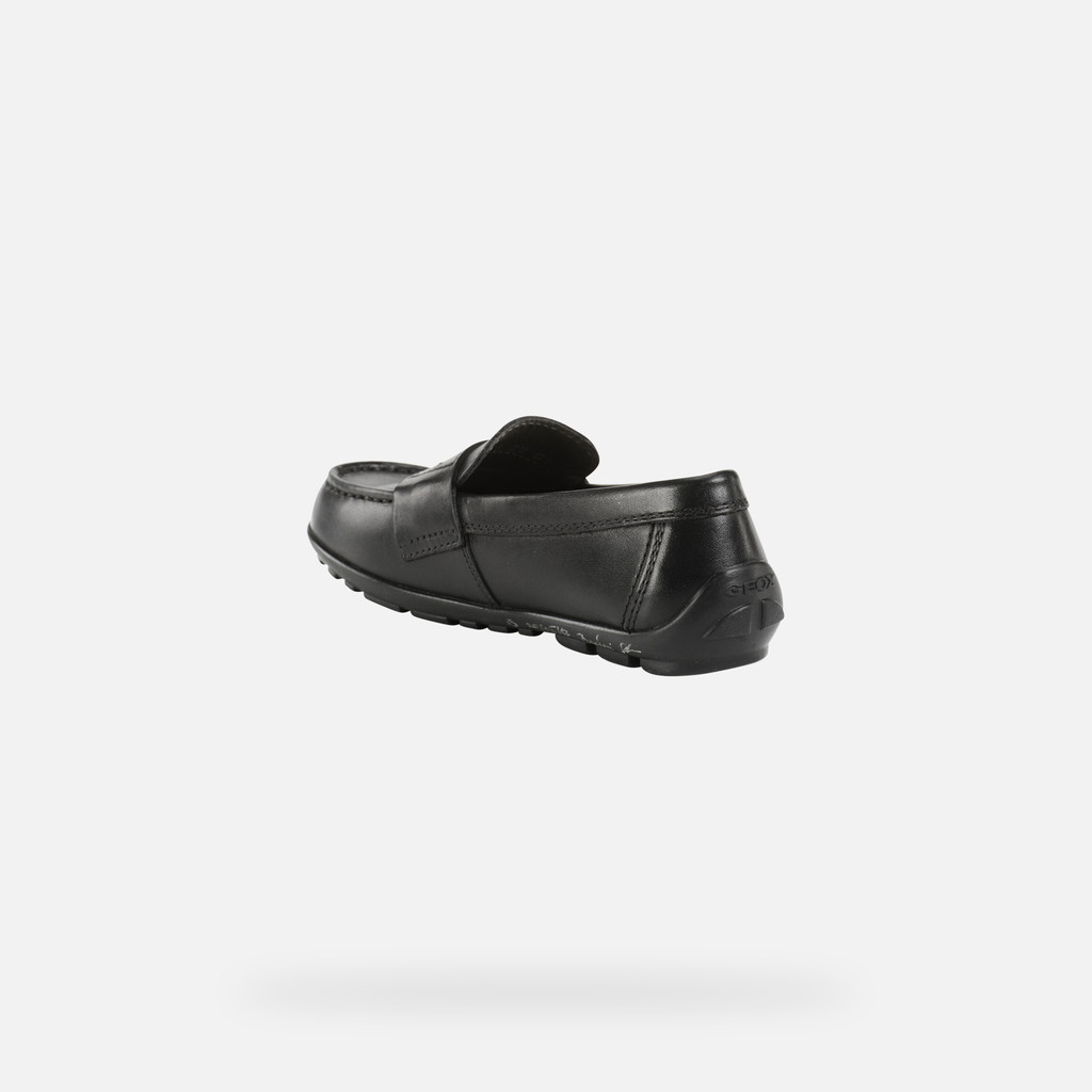 Geox new fast niño J746CA00043C9999 Mocasines de cuero Rebajas de fábrica