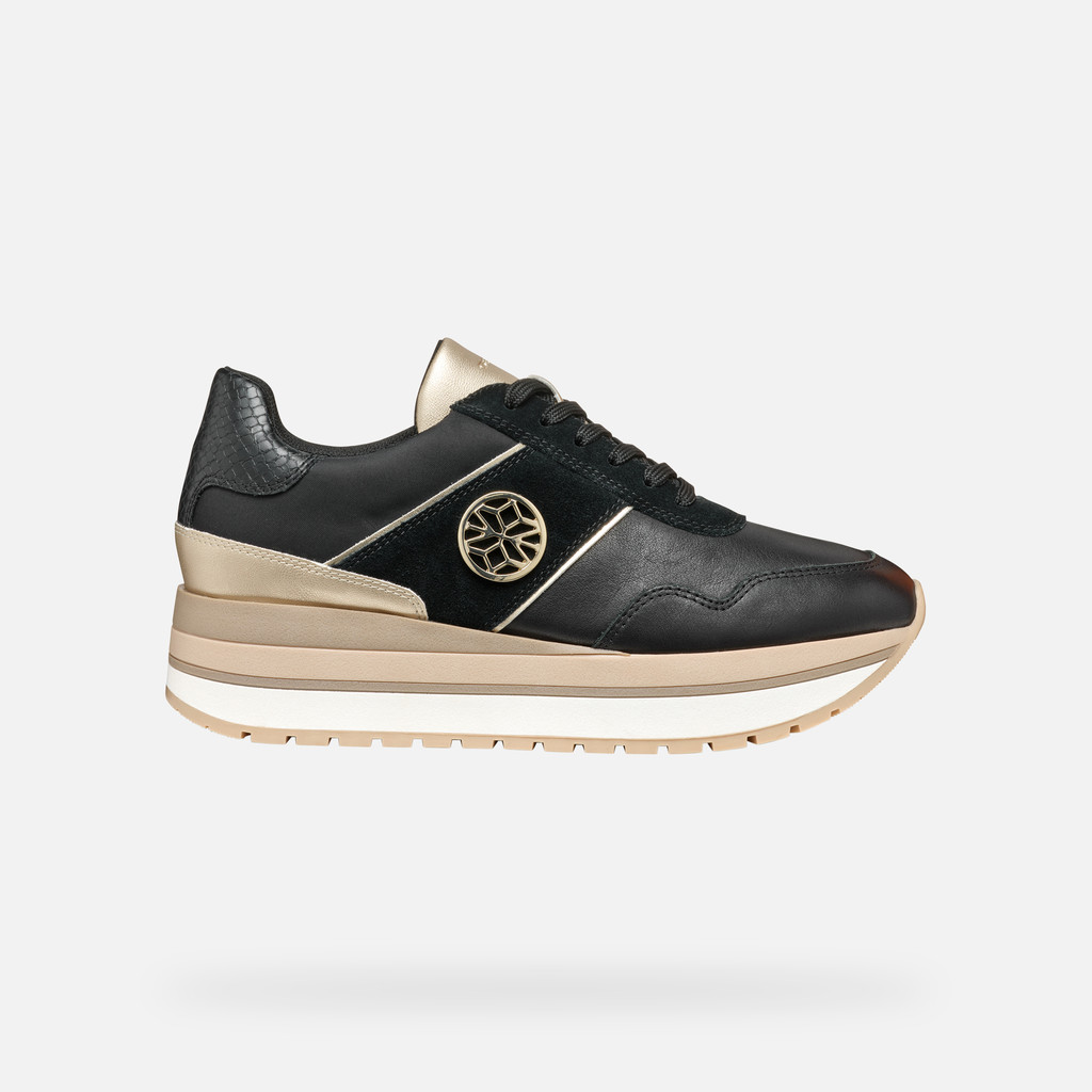 Geox new kency mujer D55MZA08522C9999 Zapatillas de cuña Rebajas top