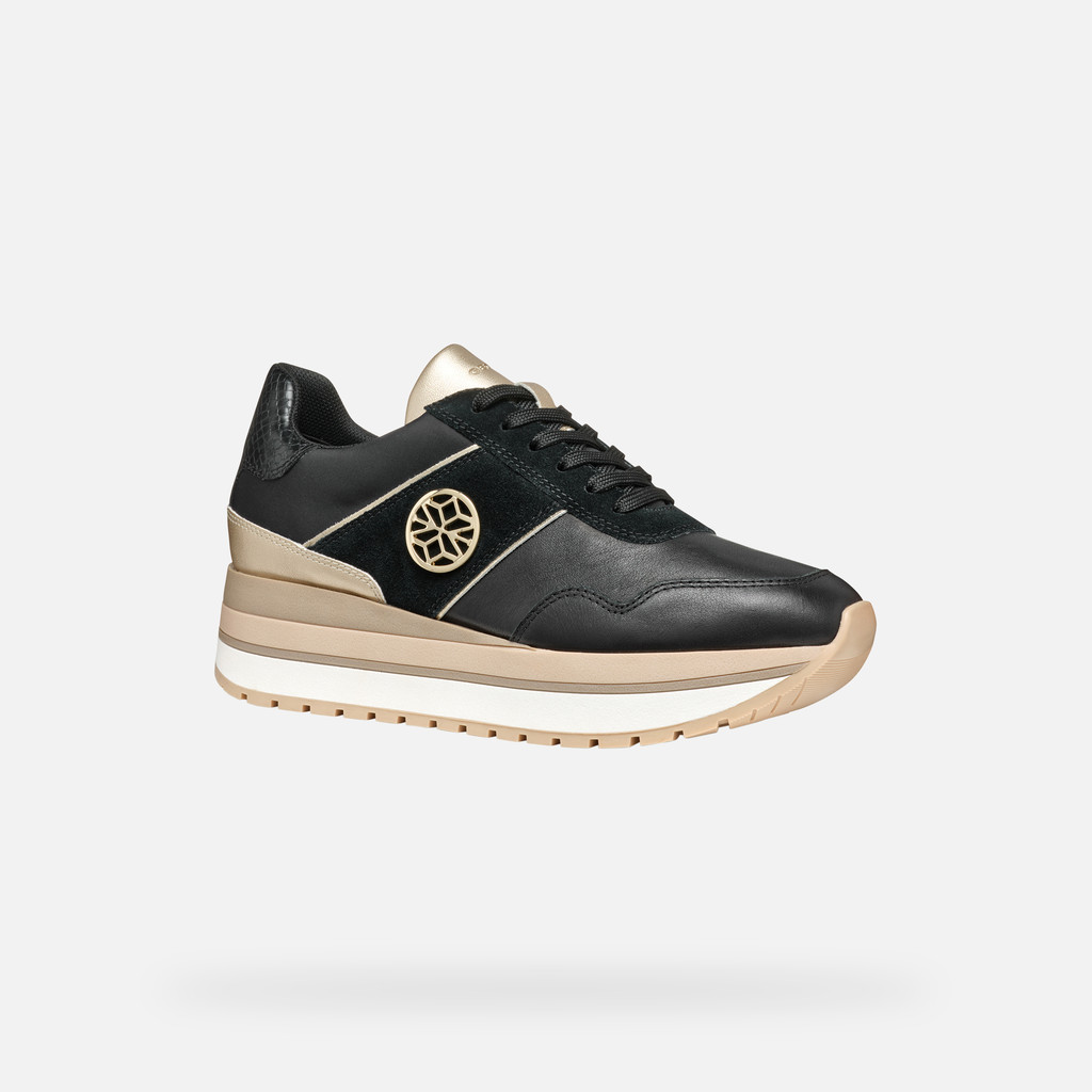 Geox new kency mujer D55MZA08522C9999 Zapatillas de cuña Rebajas top