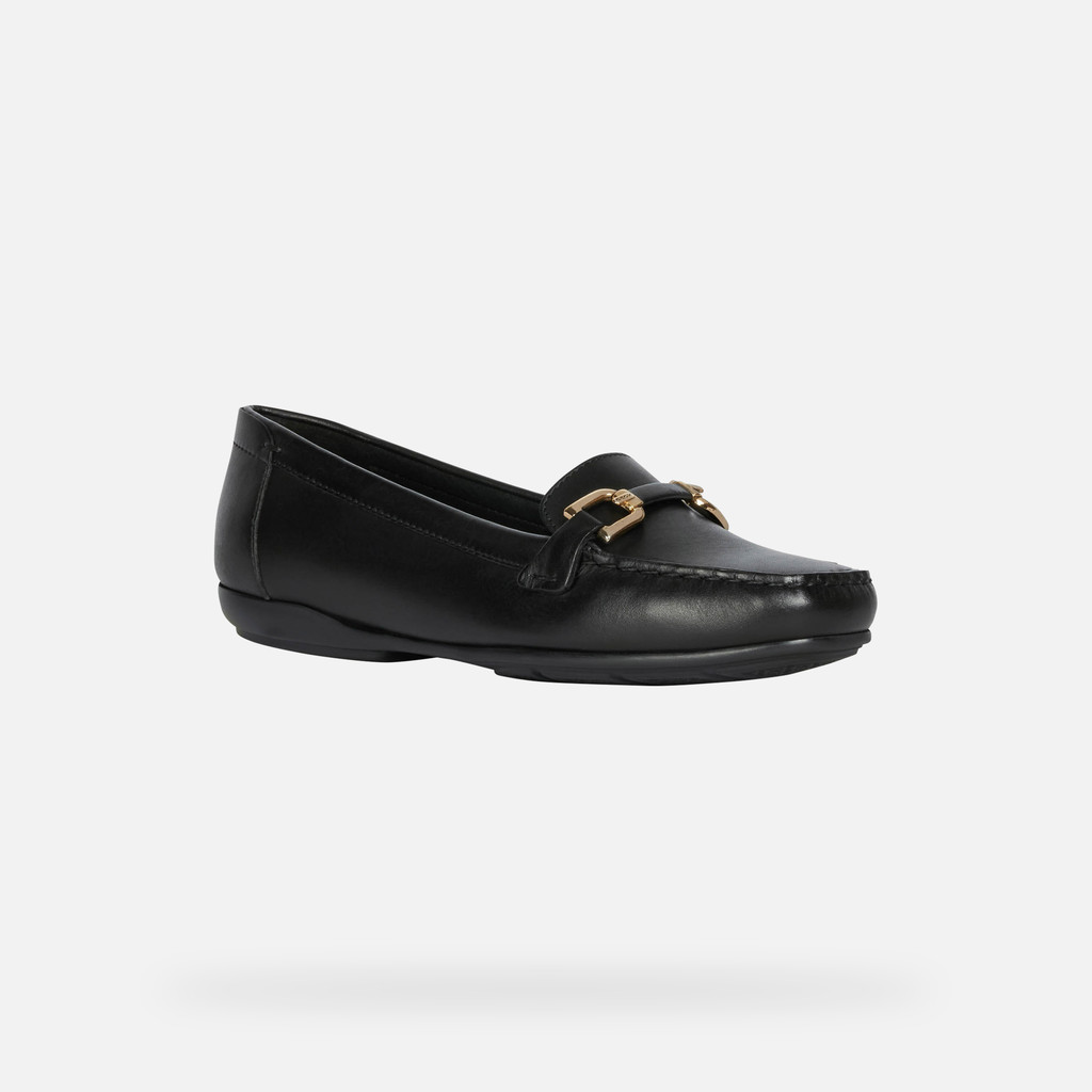 Geox annytah moc mujer D84BMA00043C9997 Mocasines de cuero Envío gratis