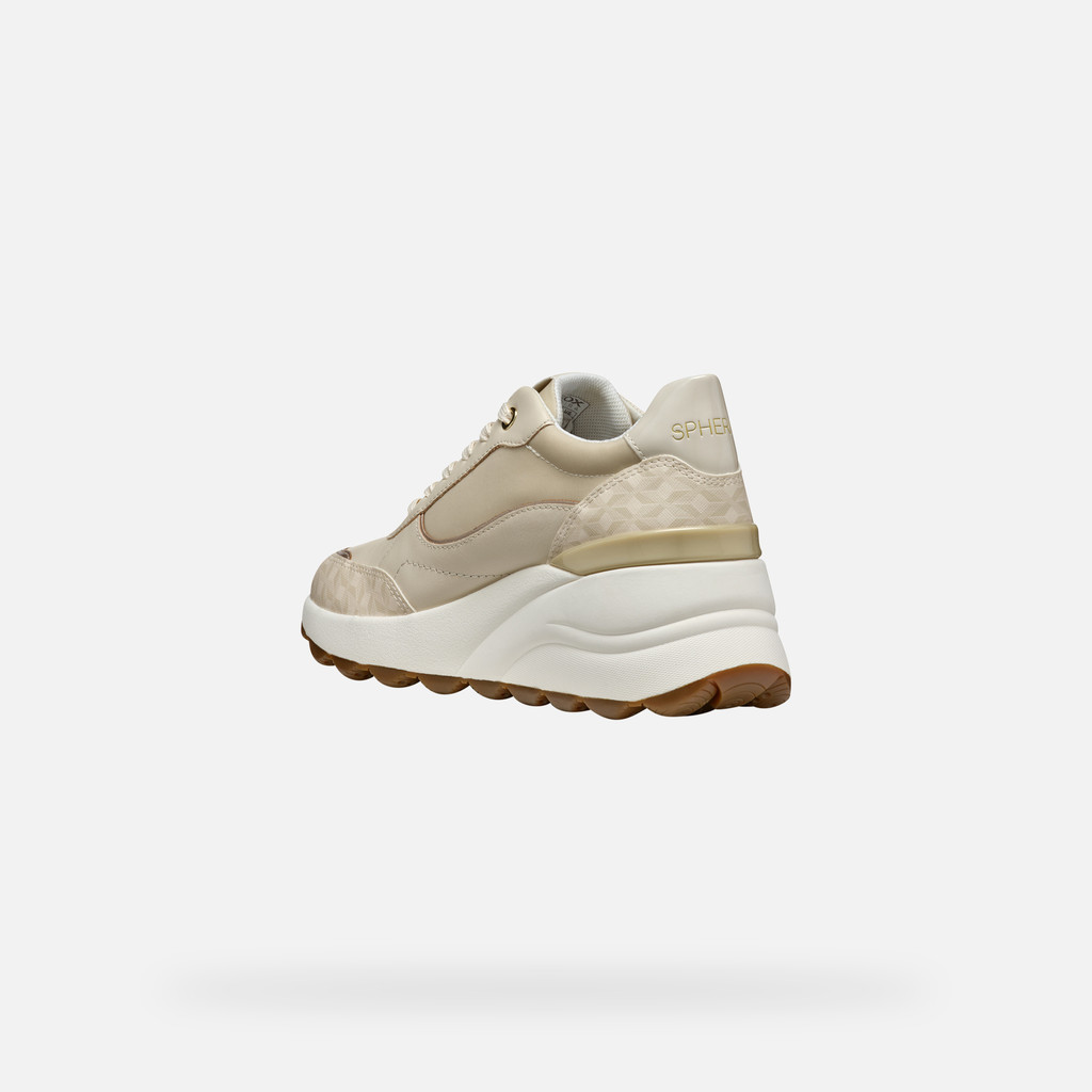 Geox spherica ec13 mujer D45WAA08504C1122 Zapatillas de cuña Último día