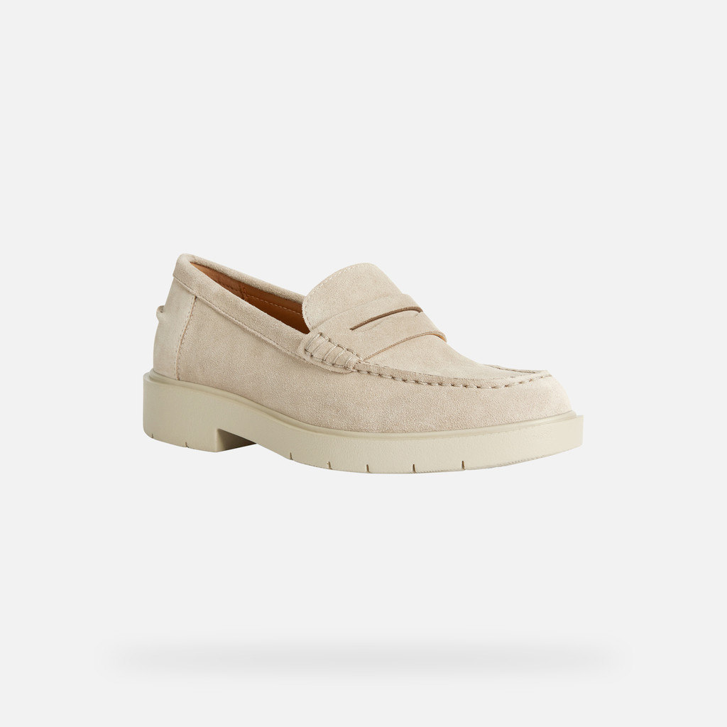 Geox spherica ec1 mujer D25QRA00022C5004 Mocasines de ante Tienda de fábrica