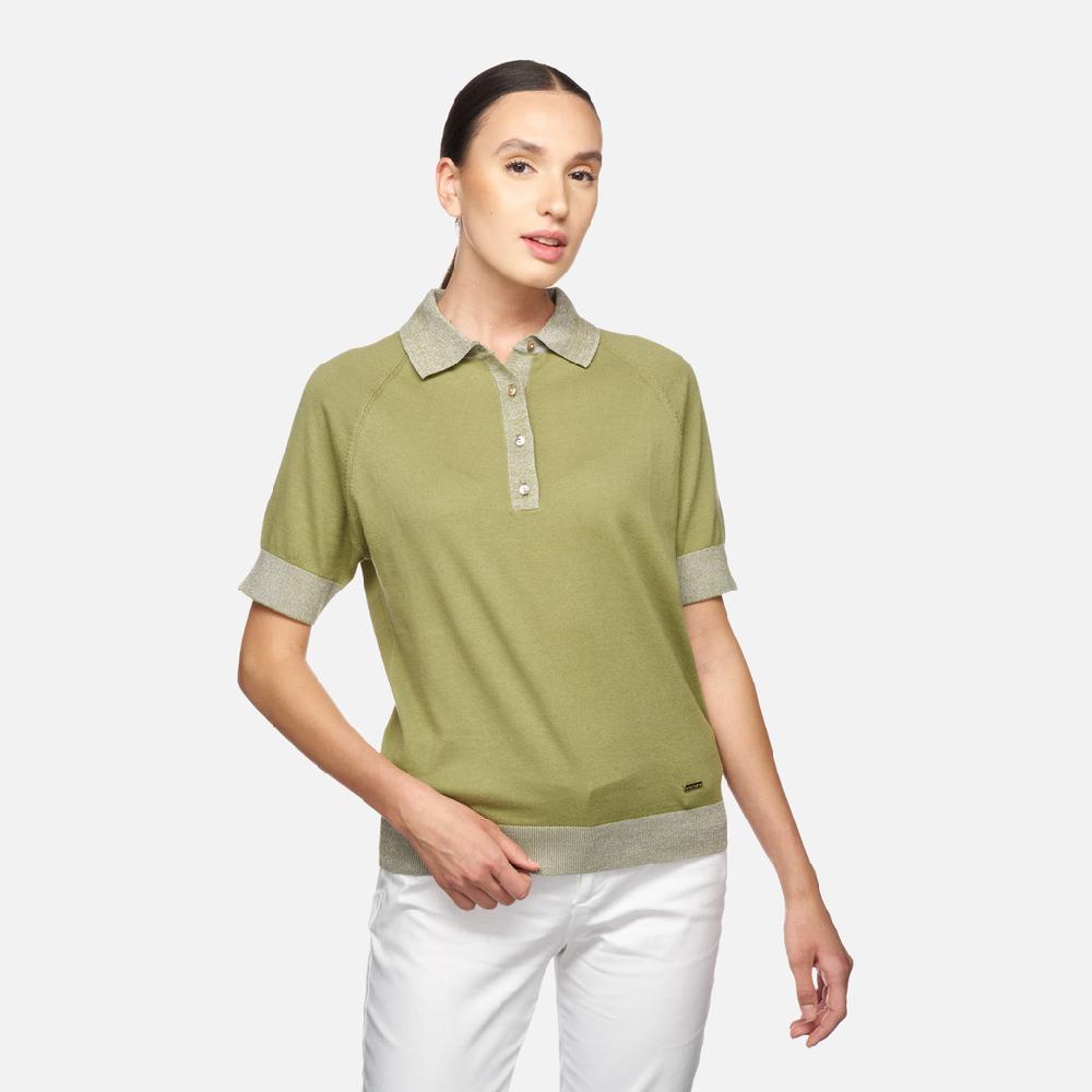 Geox knit mujer W5570AT3239F3275 Polo Rebajas de fin de temporada