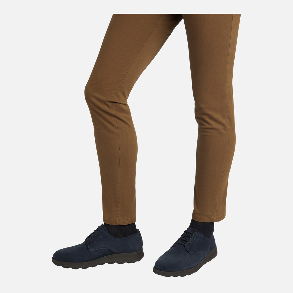 Geox spherica ec10 hombre U45GHA00020C4002 Zapatos de ante Última moda