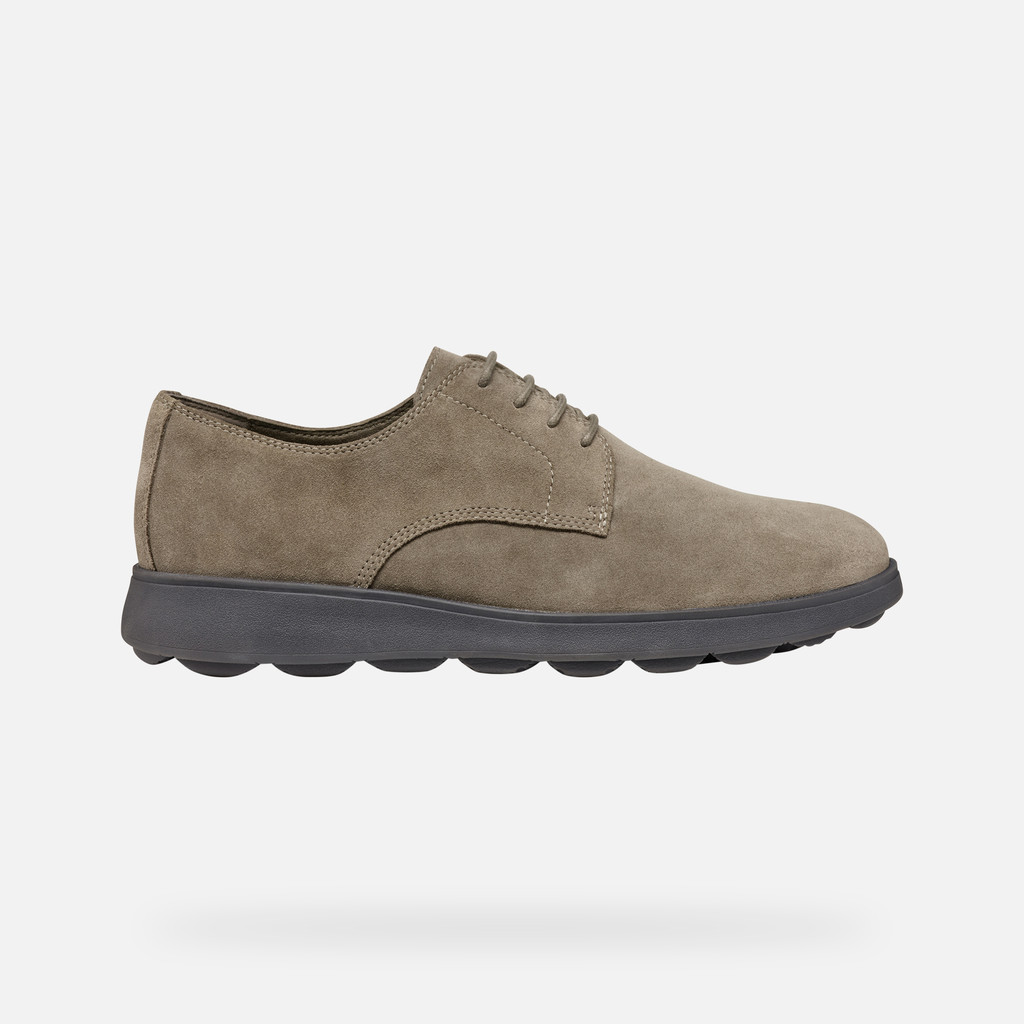 Geox spherica ec10 hombre U45GHA00020C1018 Zapatos de ante Precio ultrabajo
