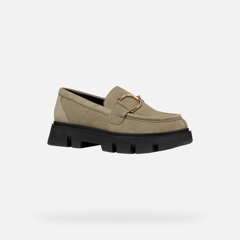 Geox vilde mujer D46UAH00022C3704 Mocasines de cuero Ventas relámpago