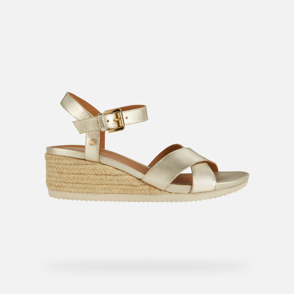 Geox ischia corda mujer D02HHC000CFC2012 Sandalias de cuña COMPRAR AHORA
