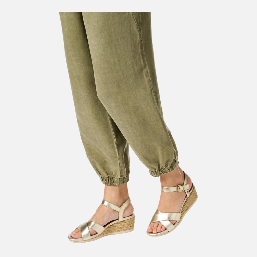 Geox ischia corda mujer D02HHC000CFC2012 Sandalias de cuña COMPRAR AHORA