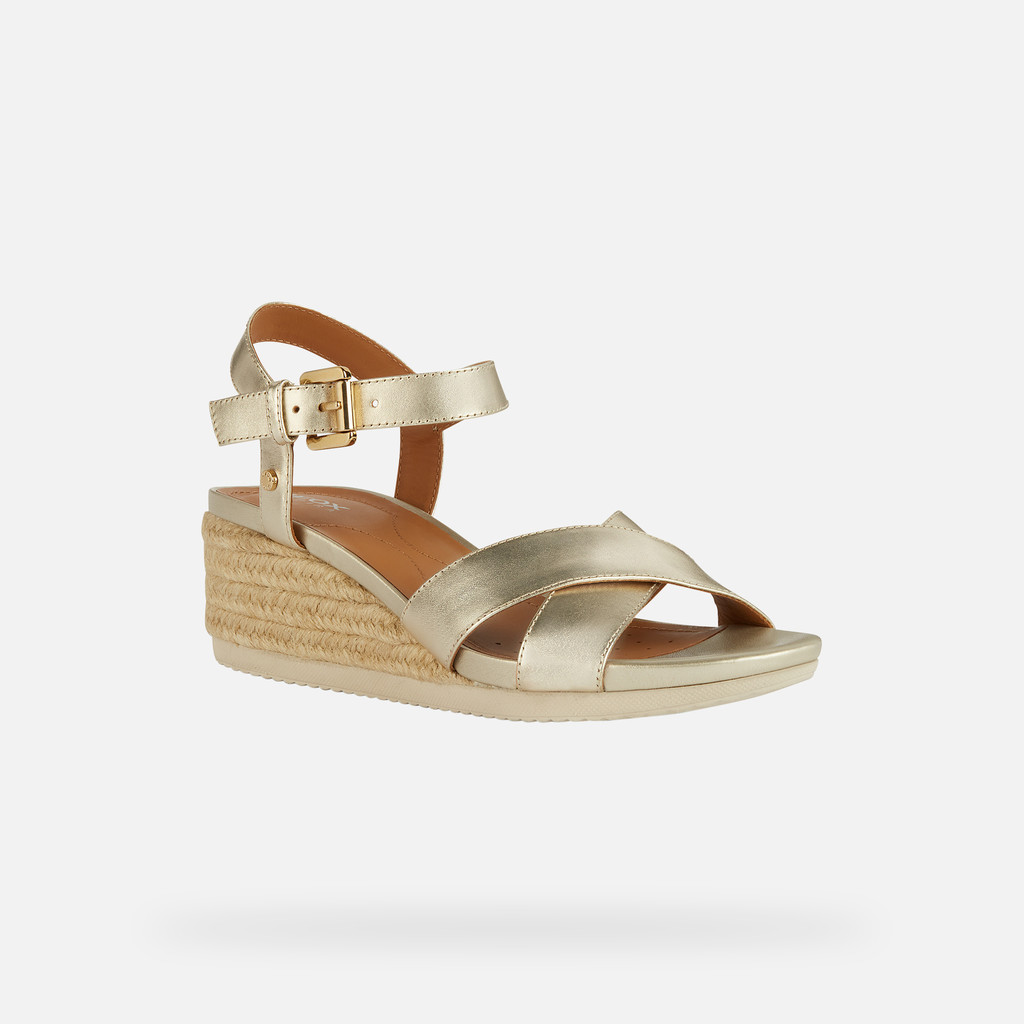 Geox ischia corda mujer D02HHC000CFC2012 Sandalias de cuña COMPRAR AHORA