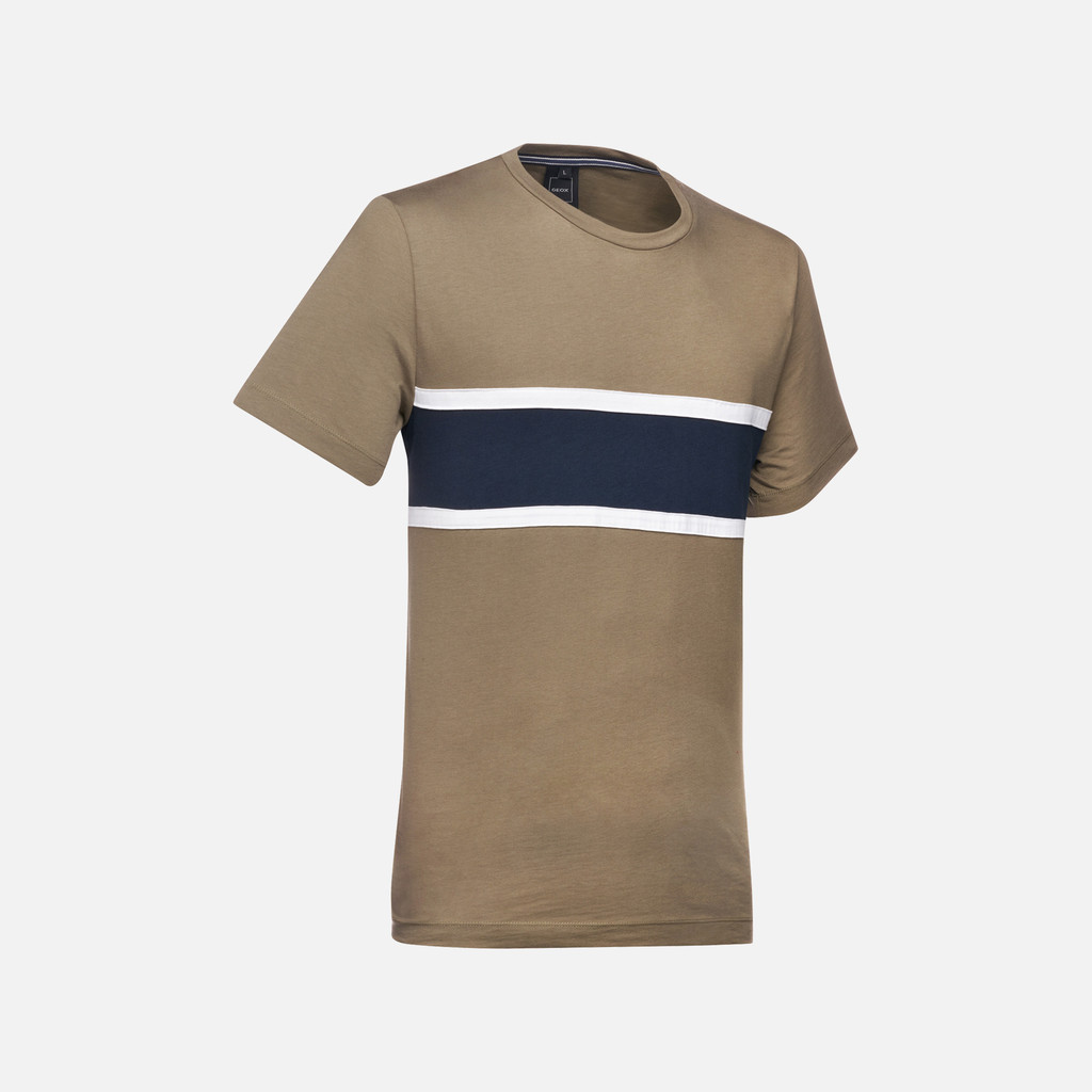 Geox t-shirt hombre M5510FT3244F3272 Camiseta Descuentos del mes