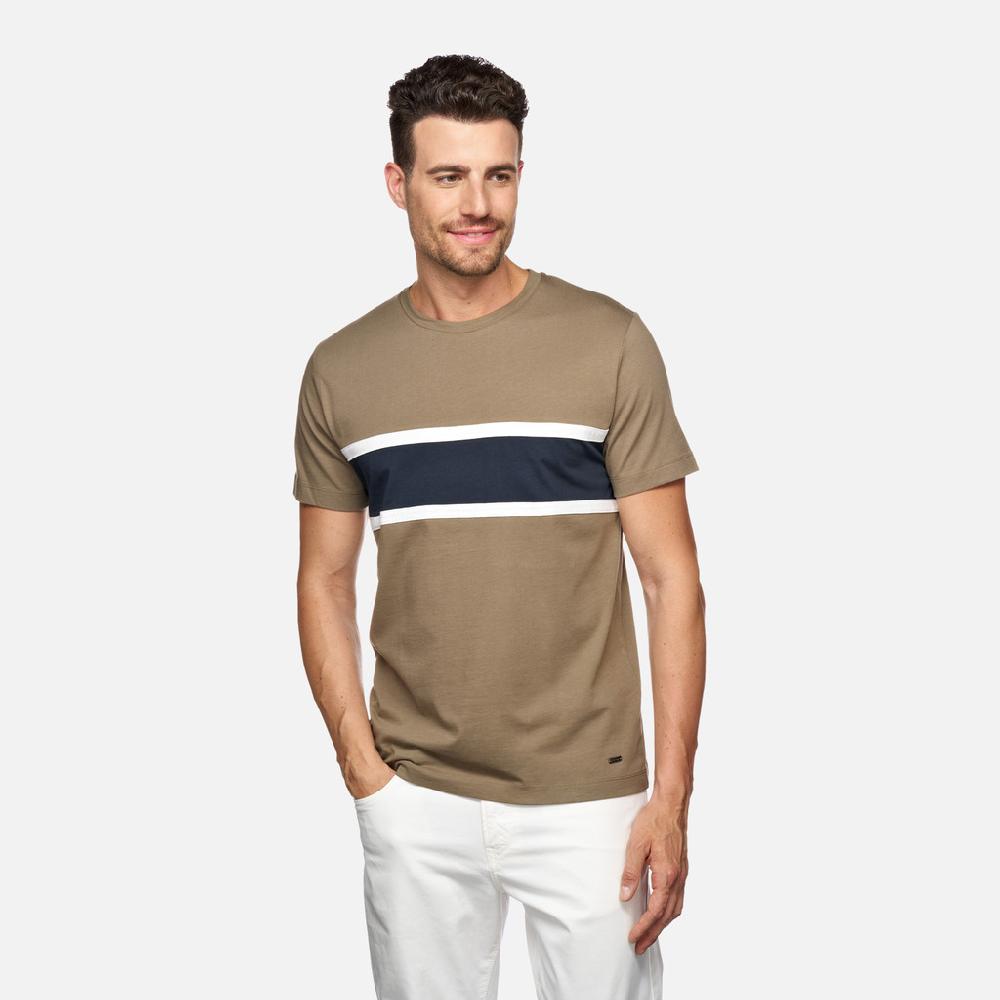 Geox t-shirt hombre M5510FT3244F3272 Camiseta Descuentos del mes