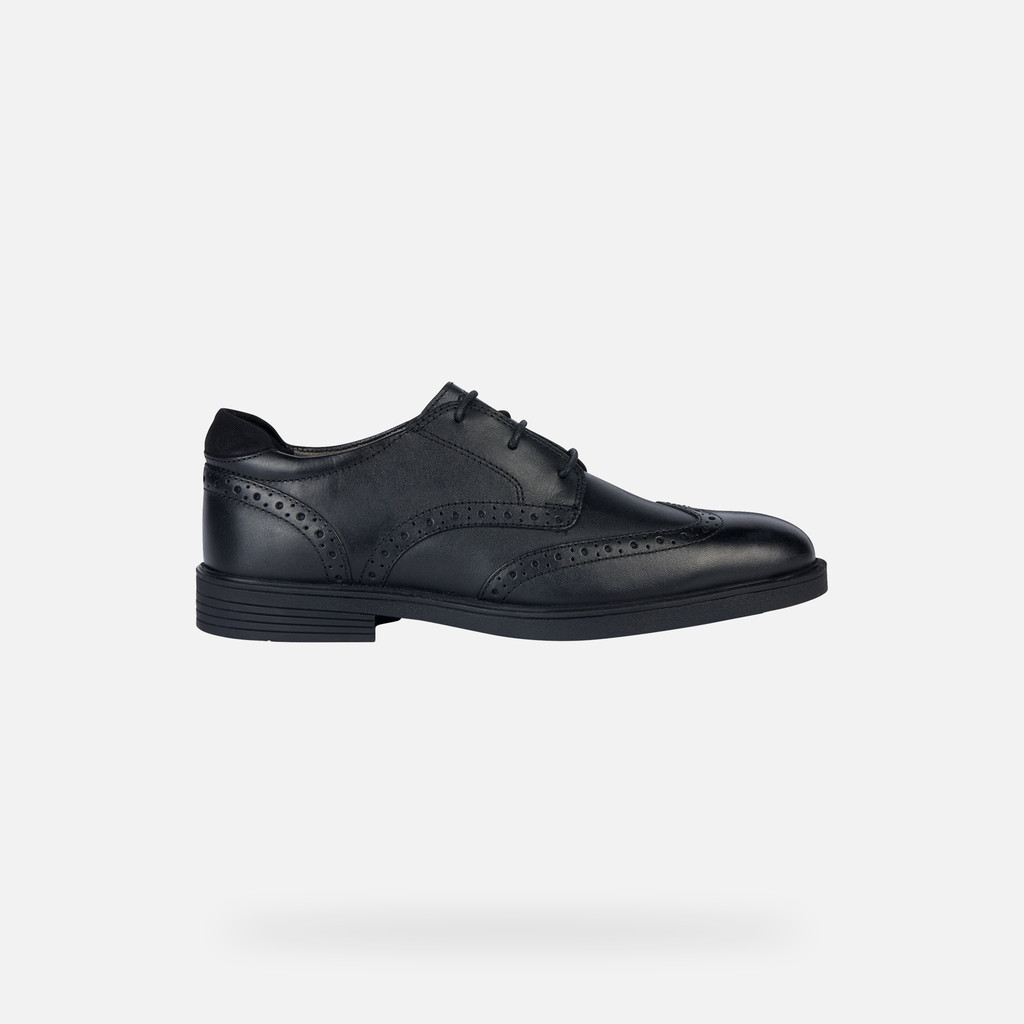 Geox zheeno niño J36LAB00043C9999 Zapatos de piel Rebajas