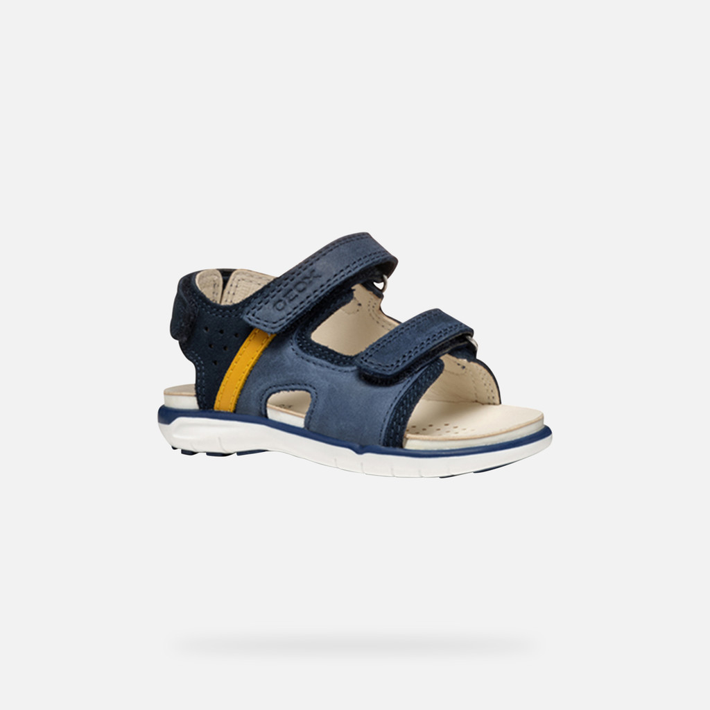 Geox sandal delhi niño pequeño B554LA0CL22C4P2G Sandalias con correa Envío internacional gratuito