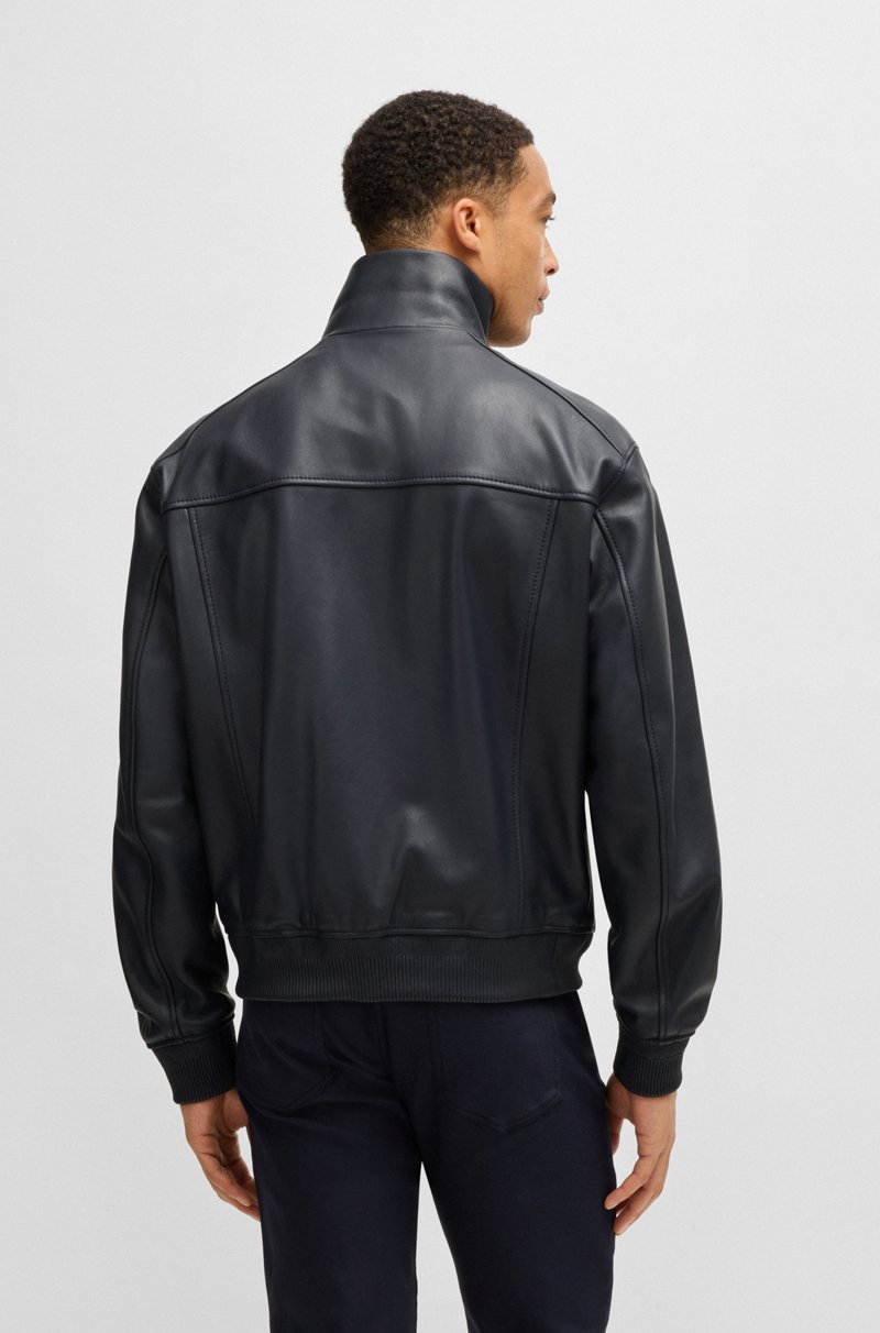 ﻿Hugo Boss Chaqueta Porsche x BOSS regular fit de piel Precio de fábrica