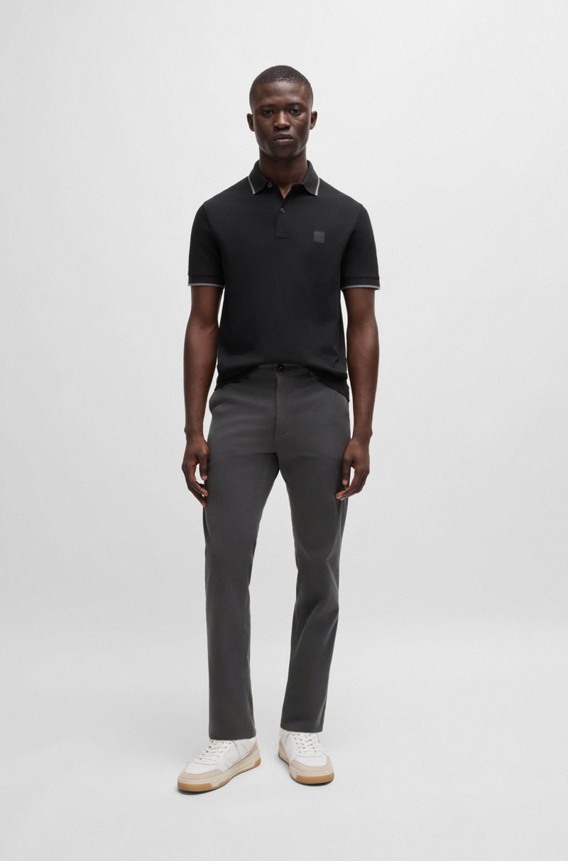 Hugo Boss Chinos slim fit de raso de algodón elástico Grandes descuentos