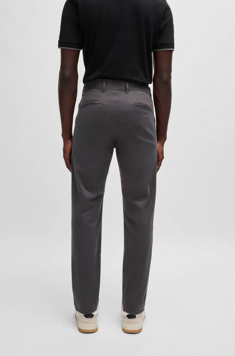 Hugo Boss Chinos slim fit de raso de algodón elástico Grandes descuentos