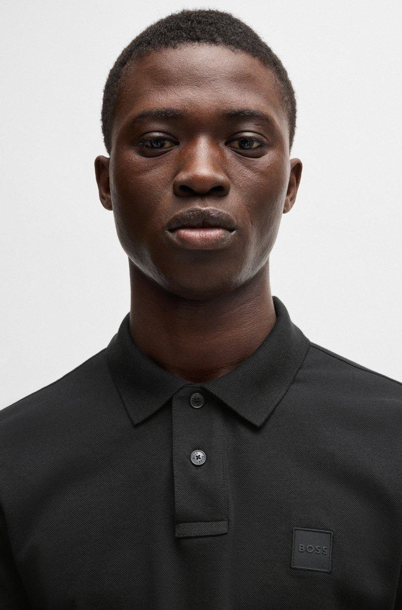 Hugo Boss Polo slim fit de algodón elástico con parche de logo Envío internacional gratuito