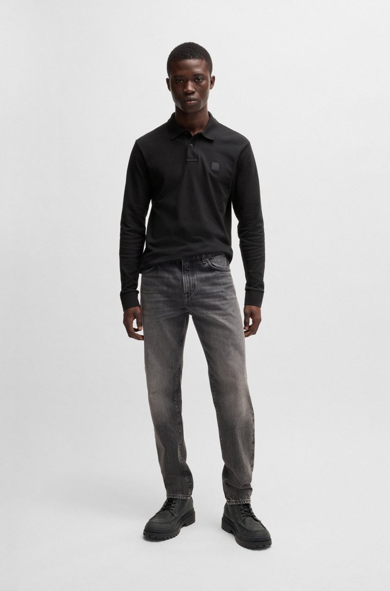 Hugo Boss Polo slim fit de algodón elástico con parche de logo Envío internacional gratuito