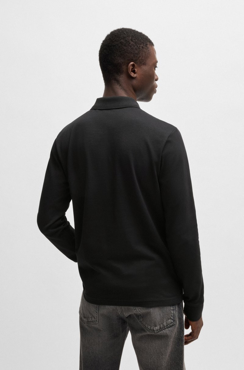 Hugo Boss Polo slim fit de algodón elástico con parche de logo Envío internacional gratuito