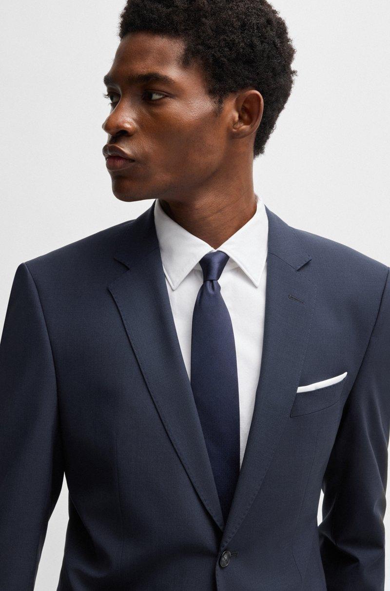 Hugo Boss Traje slim fit en lana virgen elástica Precios de Black Friday