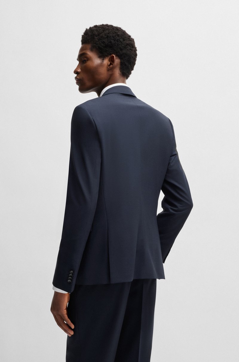 Hugo Boss Traje slim fit en lana virgen elástica Precios de Black Friday