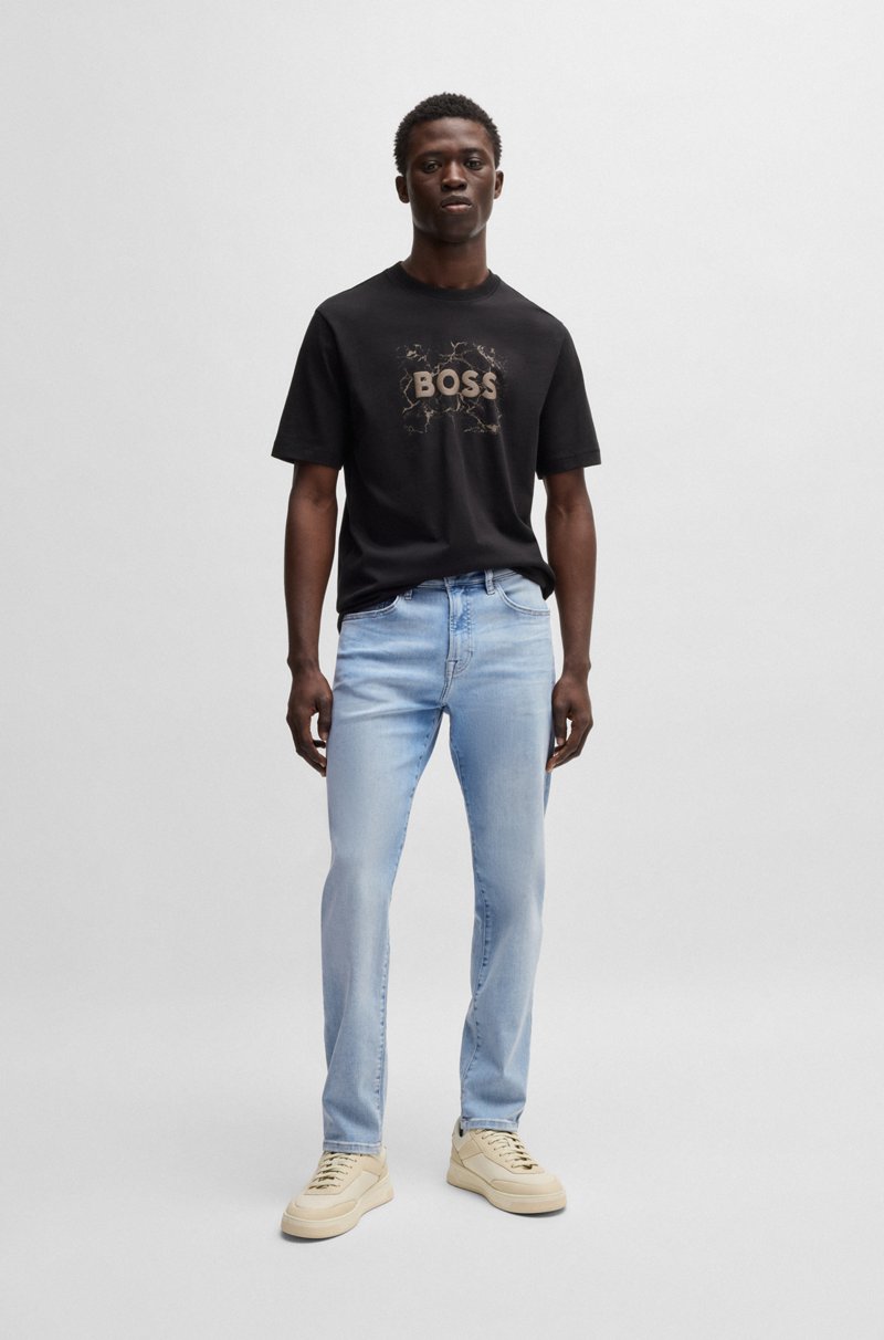 Hugo Boss Vaqueros Maine regular fit en tejido vaquero superelástico azul Descuentos del mes