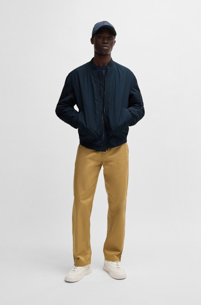 Hugo Boss Chaqueta bomber repelente al agua con insignia de logo Ofertas especiales
