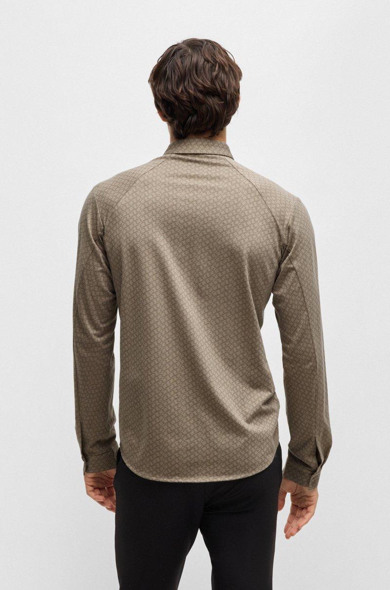 Hugo Boss Camisa regular fit en punto de piqué de algodón Grandes ahorros