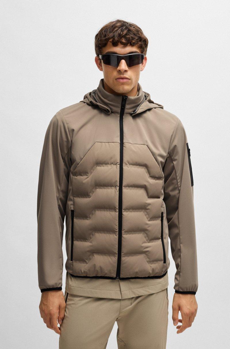 Hugo Boss Chaqueta de plumón con acabado repelente al agua y relleno ligero
