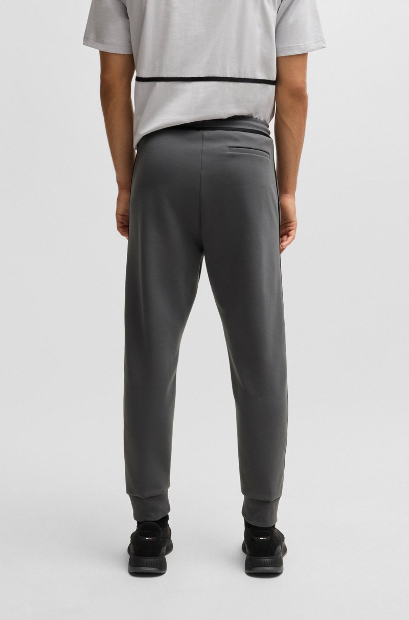 Hugo Boss Pantalones de chándal de algodón con cinta y logo Outlet