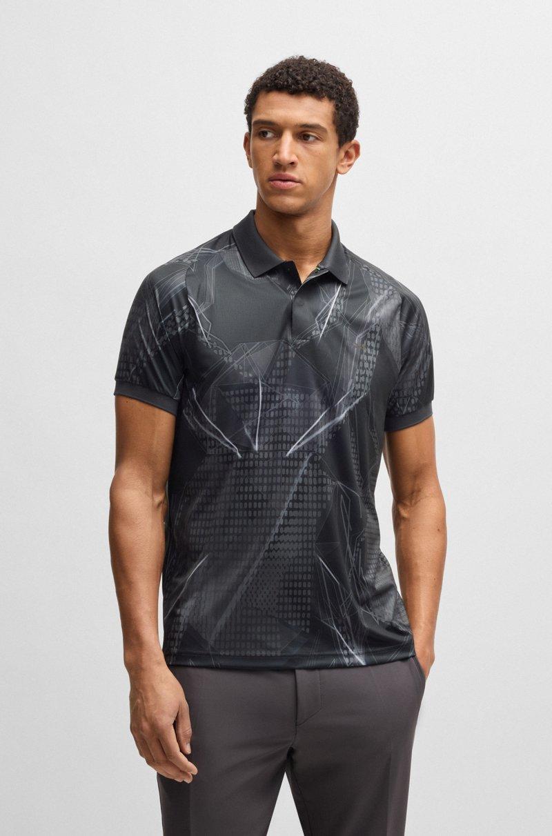 Hugo Boss Polo Active Paddy con estampado gráfico y protección UV