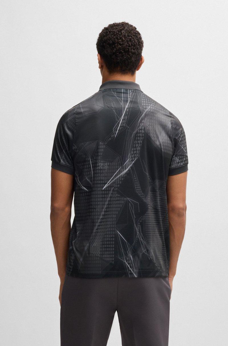 Hugo Boss Polo Active Paddy con estampado gráfico y protección UV Outlet online