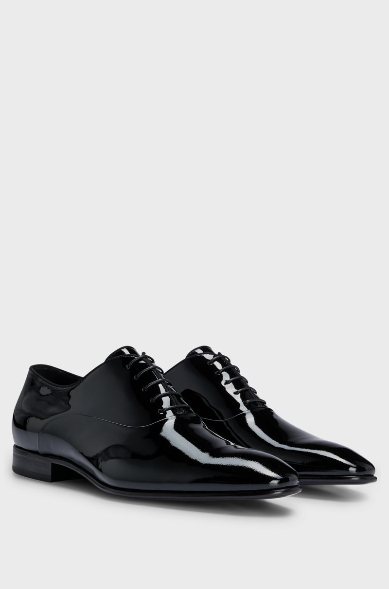 Hugo Boss Zapatos Oxford de charol con forma puntiaguda