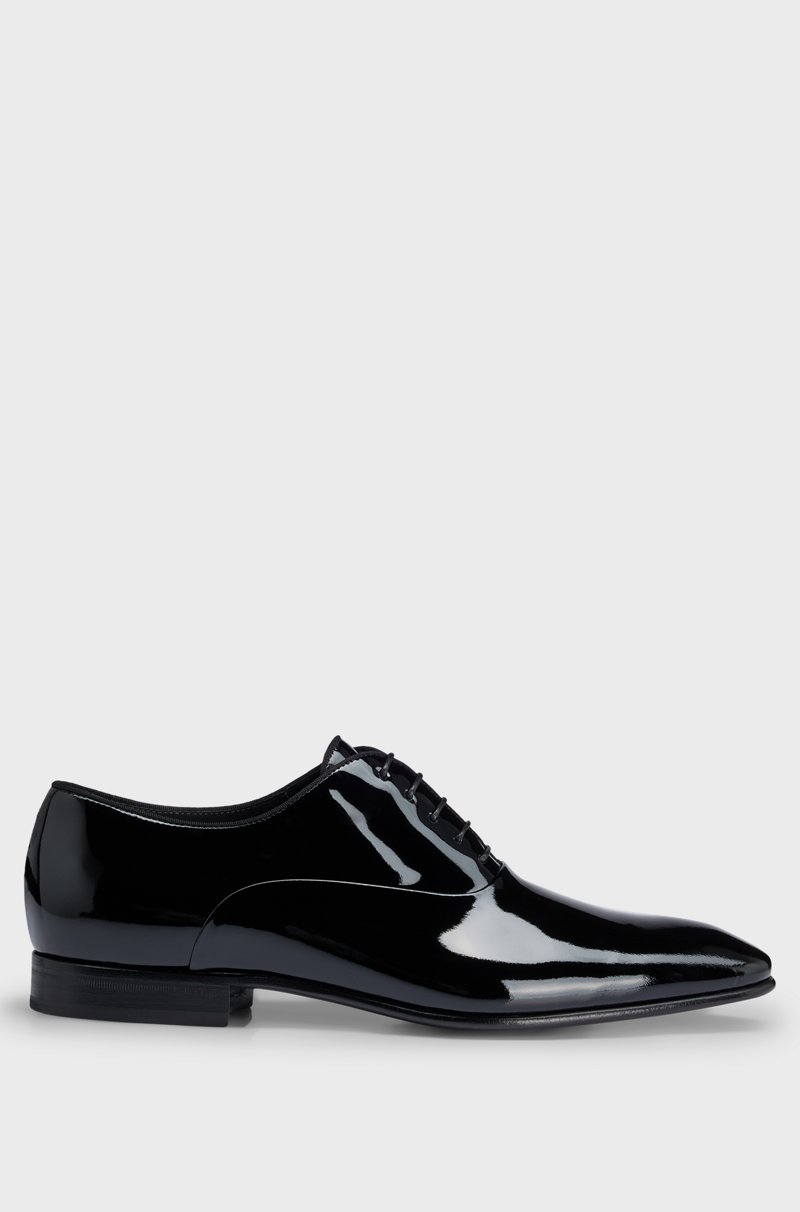 Hugo Boss Zapatos Oxford de charol con forma puntiaguda Descuento