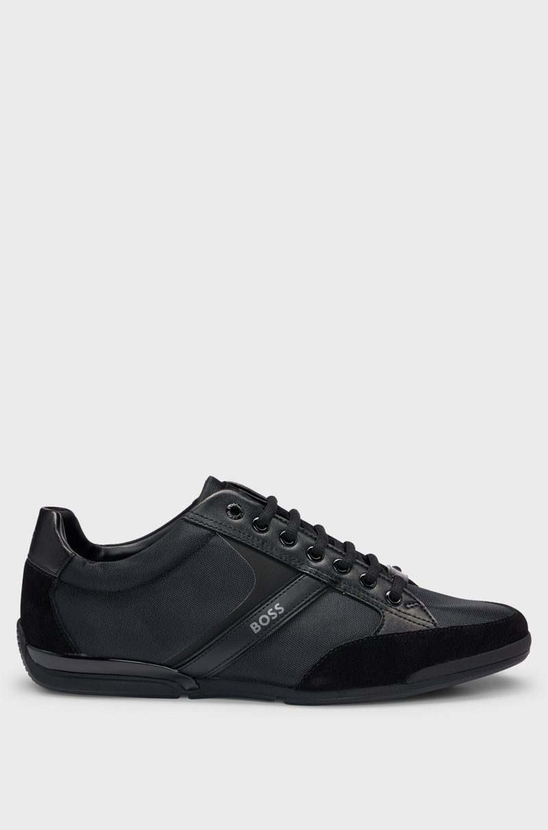 Hugo Boss Deportivas de mezcla de materiales con ante y piel sintética Rebajas top