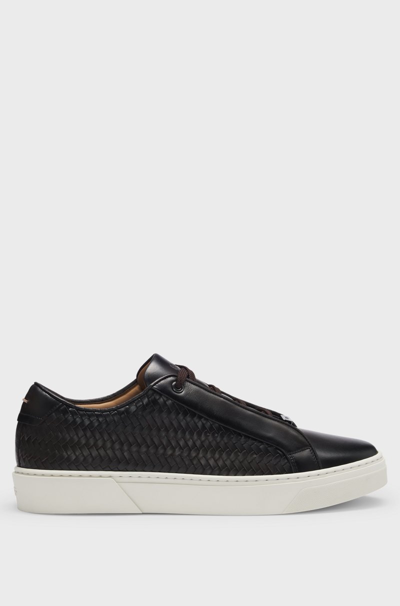 Hugo Boss Deportivas Gary de piel con paneles tejidos COMPRAR AHORA
