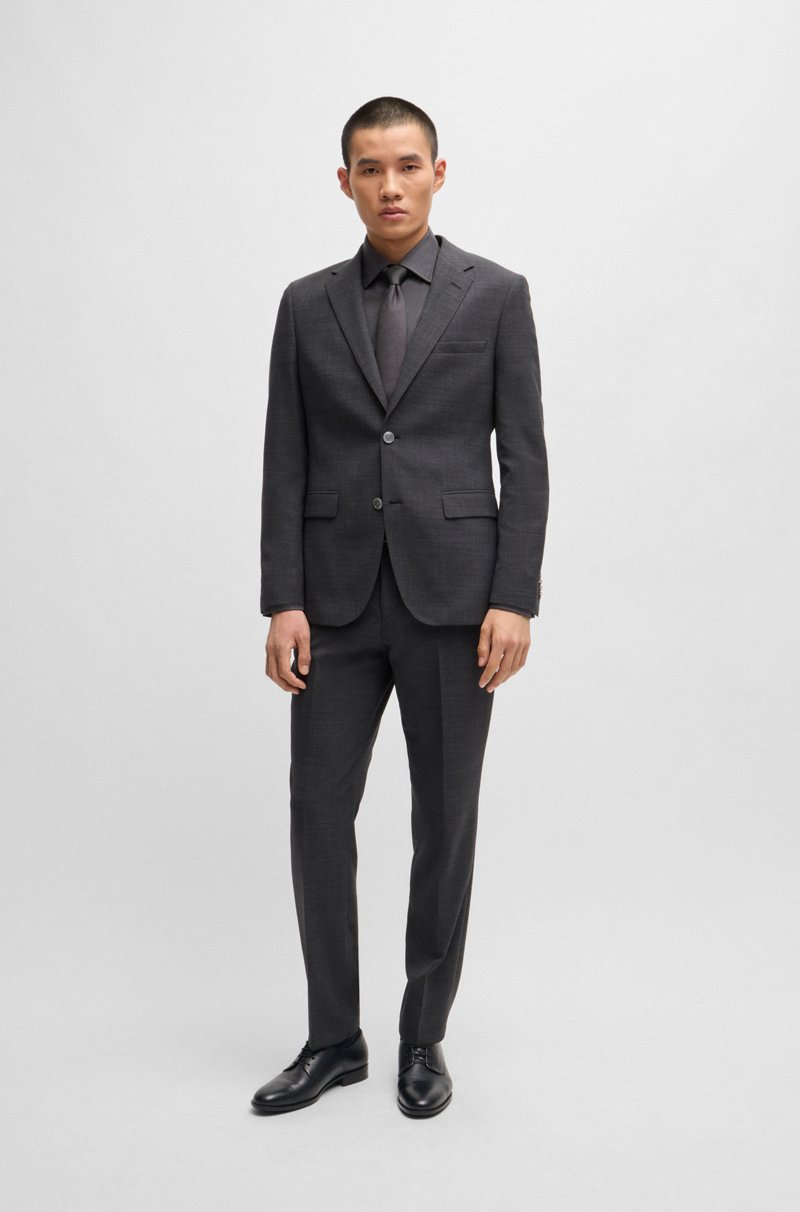Hugo Boss Zapatos Derby de piel con ribetes de la marca Promoción por tiempo limitado
