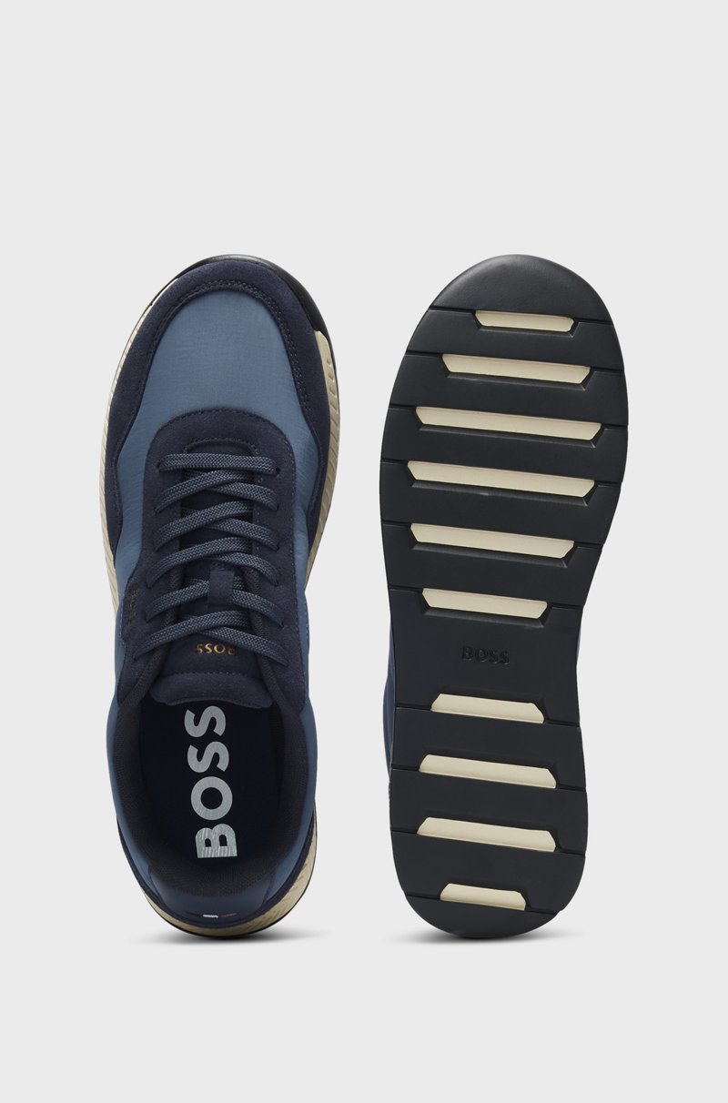 Hugo Boss Deportivas en diferentes materiales con ribetes de ante Solo hoy