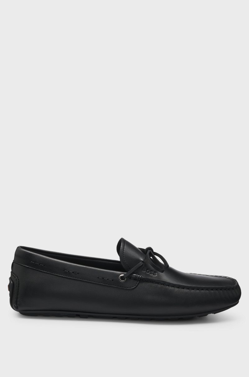 Hugo Boss Mocasines de piel con suela de estilo driver Solo queda un día