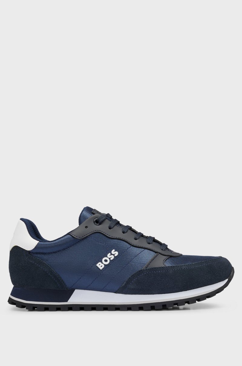 Hugo Boss Deportivas con apliques de piel sintética inspiradas en las zapatillas de correr Superdescuento