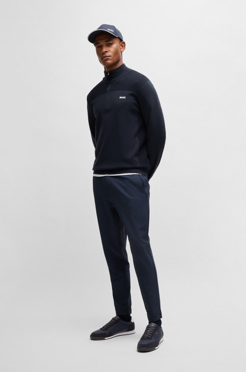 Hugo Boss Deportivas con cordones en diferentes materiales con ribetes de ante Grandes descuentos