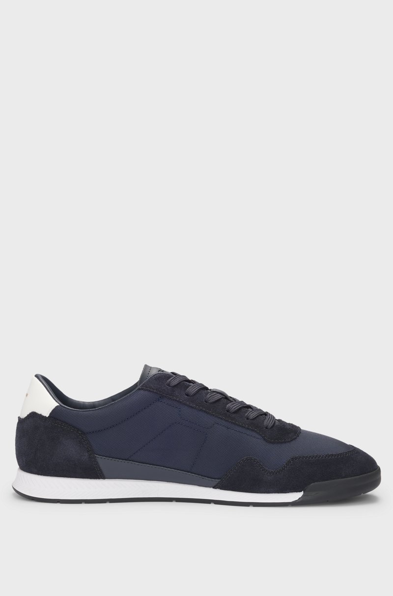 Hugo Boss Deportivas con cordones en diferentes materiales con ribetes de ante Grandes descuentos