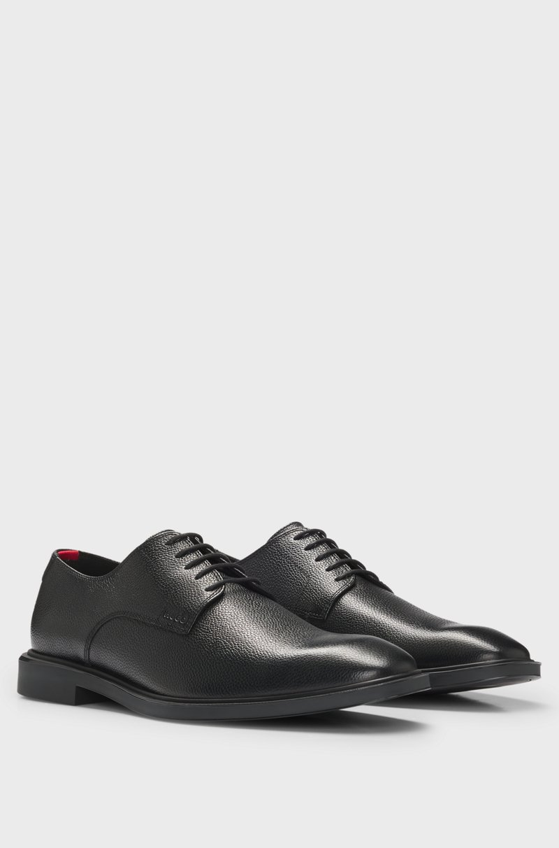 Hugo Boss Zapatos Derby de piel granulada