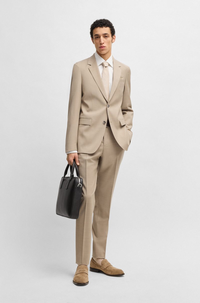 Hugo Boss Portadocumentos de piel italiana con detalles de la marca En oferta