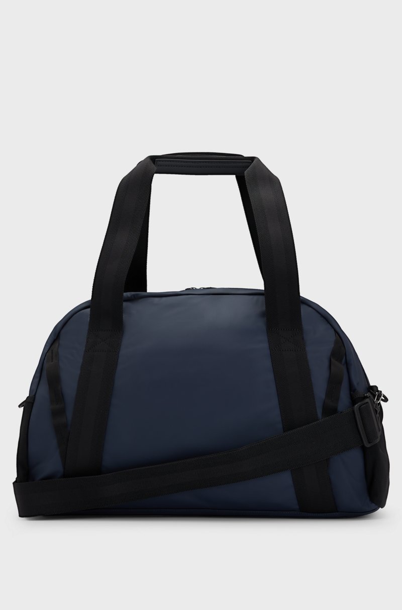 Hugo Boss Bolsa de viaje de piel sintética con detalles del logo Ofertas de temporada