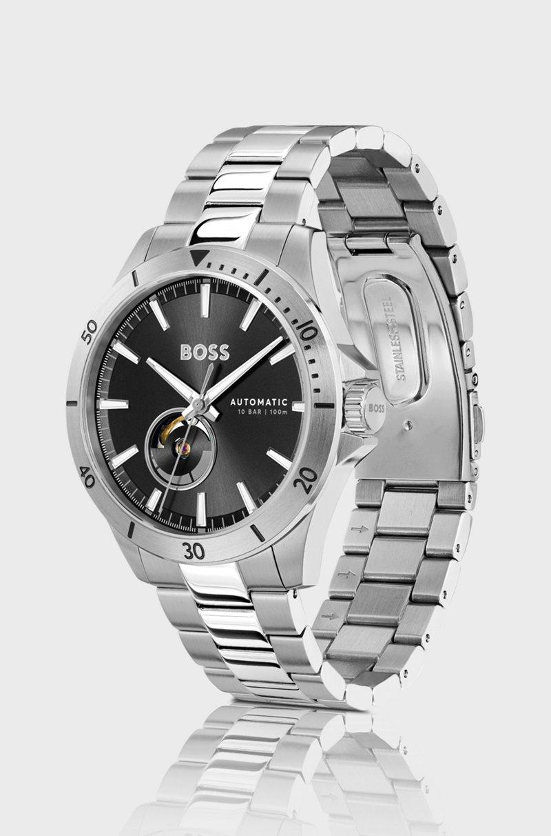Hugo Boss Reloj de acero inoxidable con mecanismo automático japonés Rebajas de fin de temporada