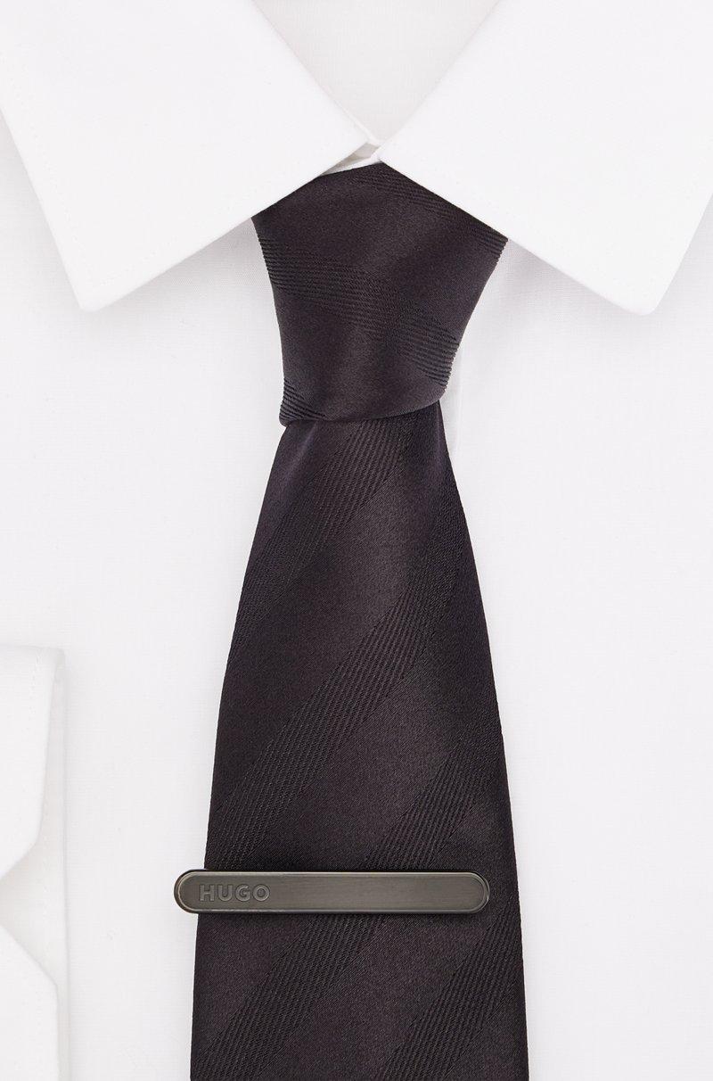 Hugo Boss Alfiler de corbata ovalado con logo grabado Precio ultrabajo